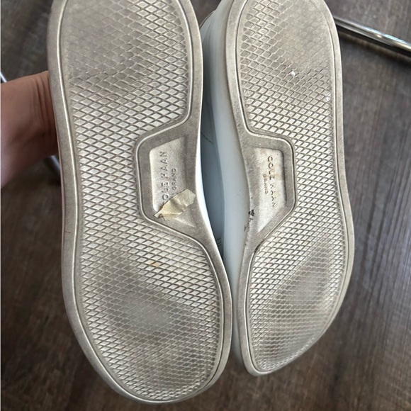 Cole Haan Classic White Lace-Up Sneakers - Picture 6 of 6